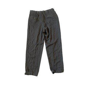 Vintage Tencel Men's Bill Blass Pleated Balloon Brown/Green Dress 90s Pants